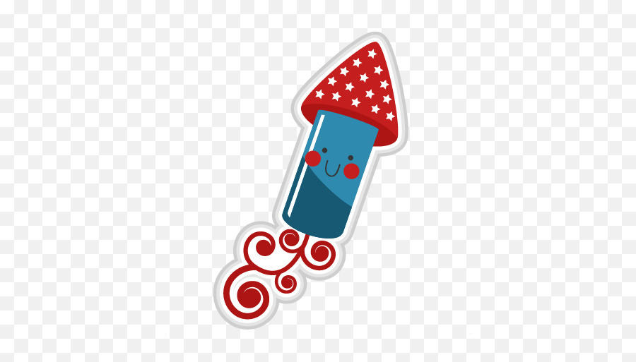 Pin Cute Firecracker Clipart - Miss Kate Cuttables Fireworks Cute Firework Cartoon Emoji,Firework Clipart