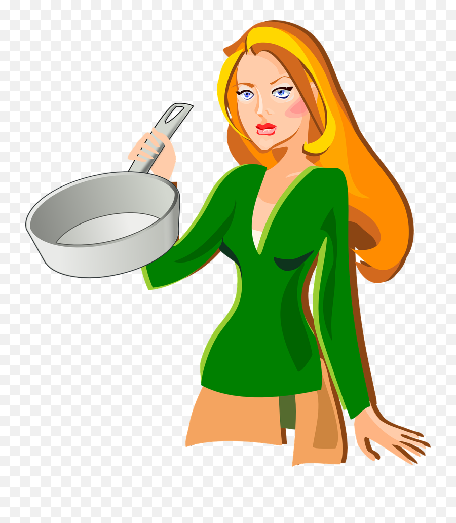 Free Photo Woman Kitchen Pan Girl Female Cook Sauce Pan Emoji,Cooking Pot Clipart