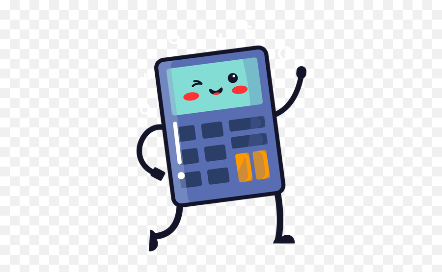 Cute Calculator Cartoon Ad Cute Cartoon Calculator - Calculator Cartoon Png Emoji,Calculator Clipart