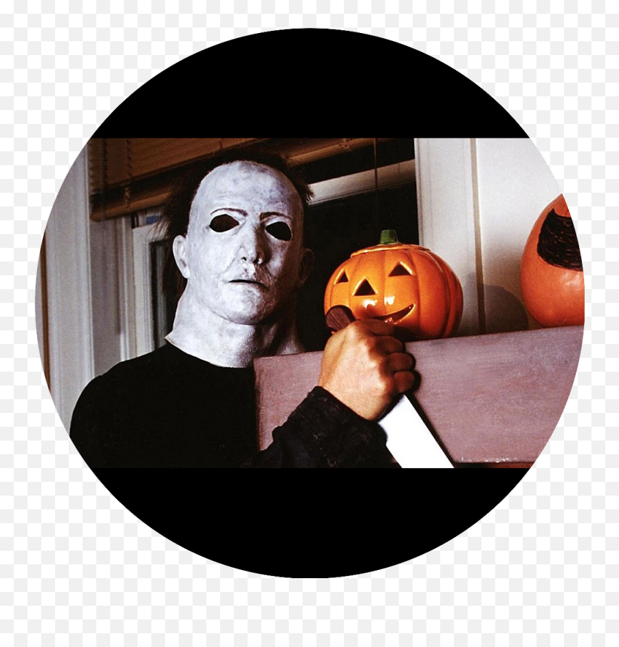 Halloween Michael Myers With A Knife Edible Cake Topper Image Abpid54949 Emoji,Michael Myers Transparent