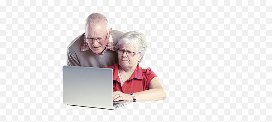 Download Old Person Confused By Technology - Full Size Png Emoji,Confused Person Clipart