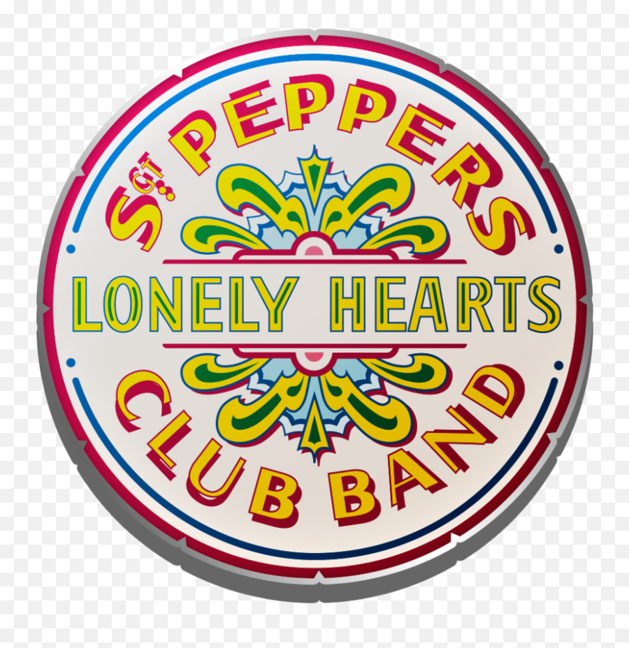 Sgt Pepper Drum Clipart - Full Size Clipart 4147630 Logo Sgt Lonely Hearts Club Band Emoji,Drum Clipart