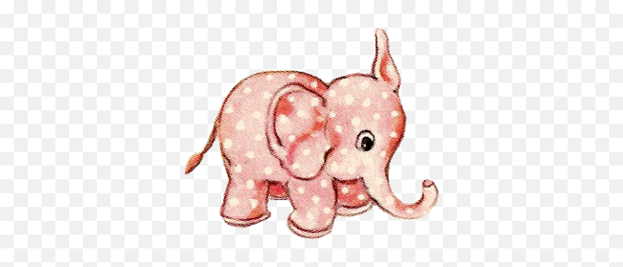 Antique Images Free Toy Graphic Pink Elephant Childu0027s Toy - Vintage Pink Elephant Art Emoji,Baby Elephant Clipart