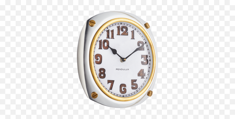 Cast Aluminum And Brass Pershing Wall Clock 95 Inches Diameter U2014 Botanica Provincetown Emoji,Clock Face Transparent