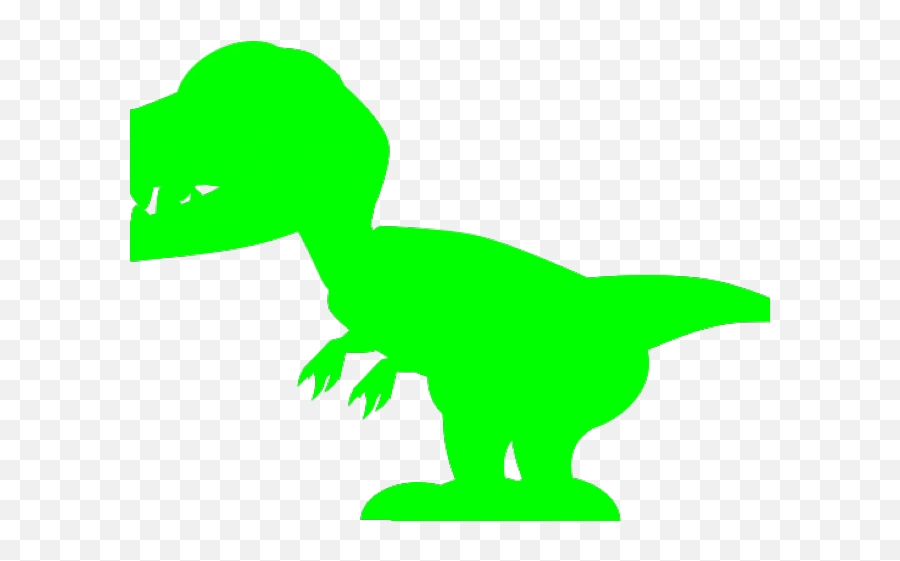 Green Clipart T Rex - Green T Rex Dinosaur Clipart Emoji,T Rex Clipart