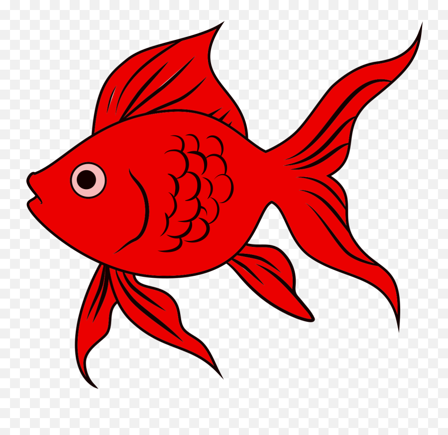 Goldfish Clipart Fish Fin Goldfish - Fin Of A Fish Clipart Emoji,Goldfish Clipart
