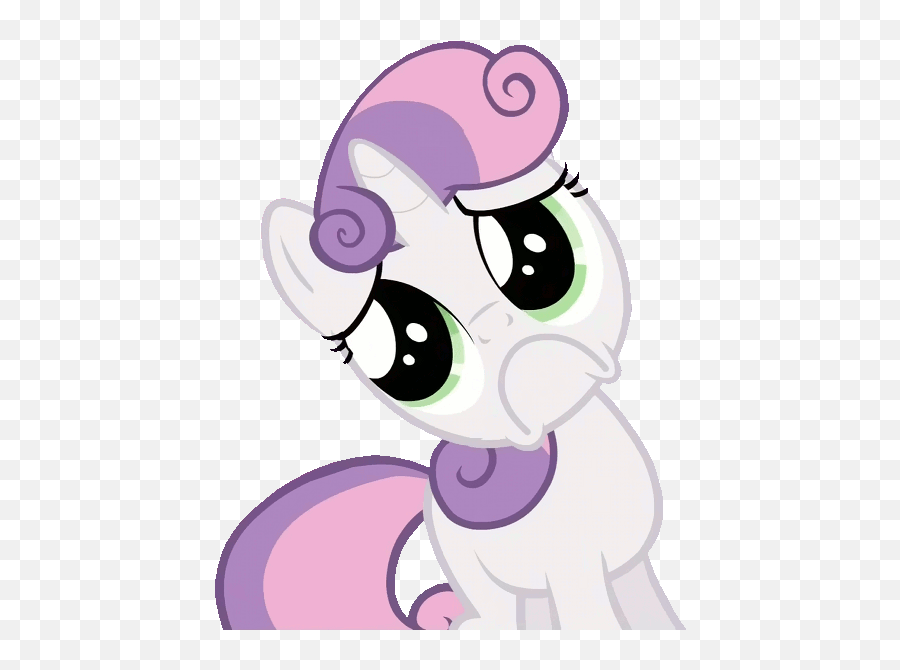 My Little Pony - My Little Pony Sad Face Clipart Full Size Sweetie Belle Begging Emoji,Sad Face Clipart