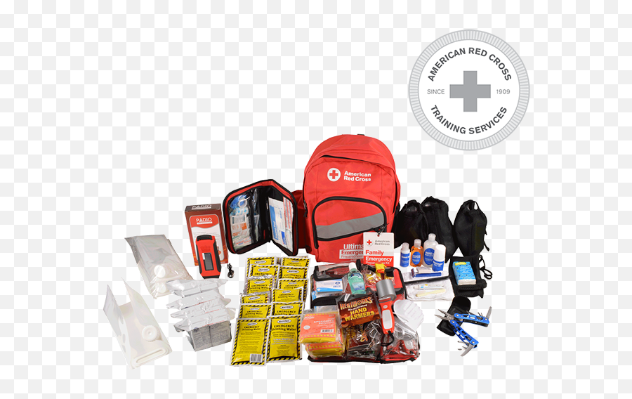 4 - Person 3day Emergency Preparedness Kit Red Cross Store Emoji,Red X Png Transparent