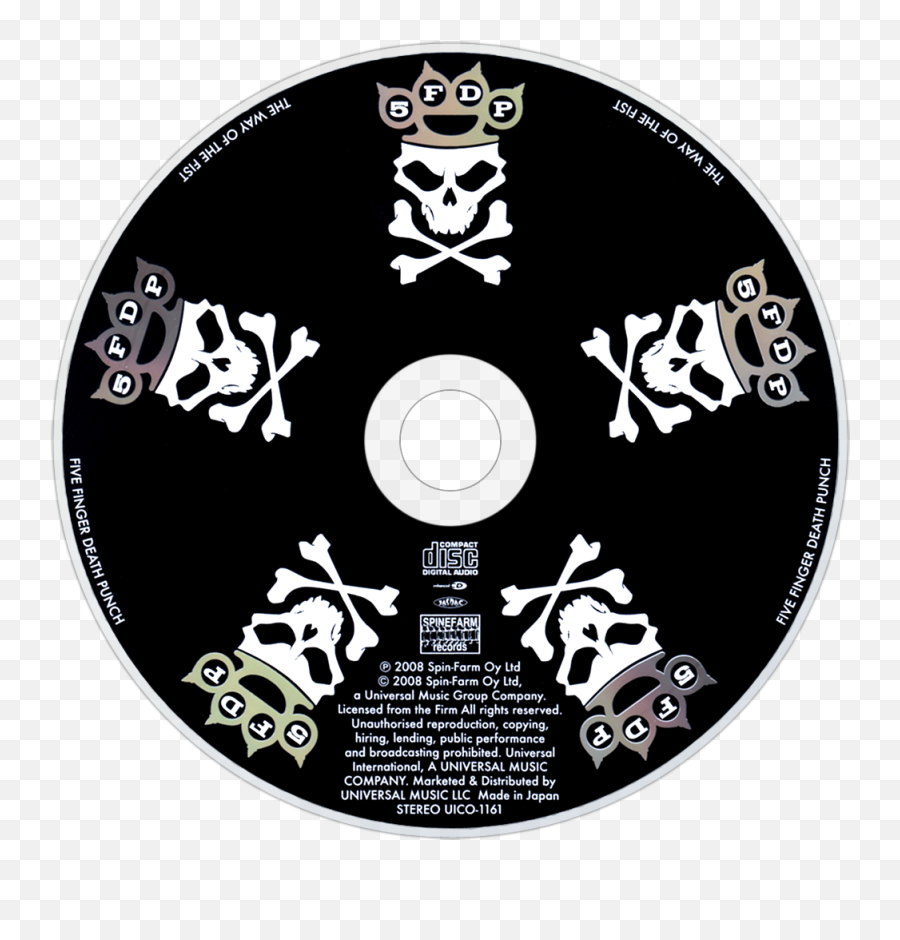 Five Finger Death Punch - The Way Of The Fist Theaudiodbcom Optical Disc Emoji,Five Finger Death Punch Logo