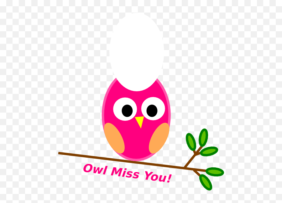 Greetings Miss You Clipart The Cliparts - Owl Miss You Clipart Emoji,You Clipart
