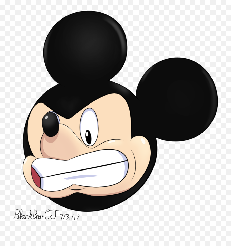 Download Hd Angry Mickey - Mickey Mouse Transparent Png Transparent Angry Mickey Mouse Emoji,Mickey Mouse Transparent