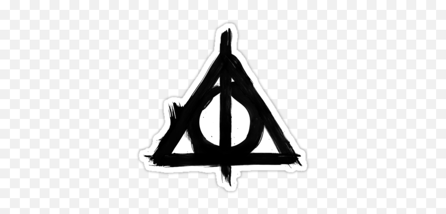 Hallows Symbol Png The Deathly Hallows - Transparent Deathyl Hallows Png Emoji,Deathly Hallows Png