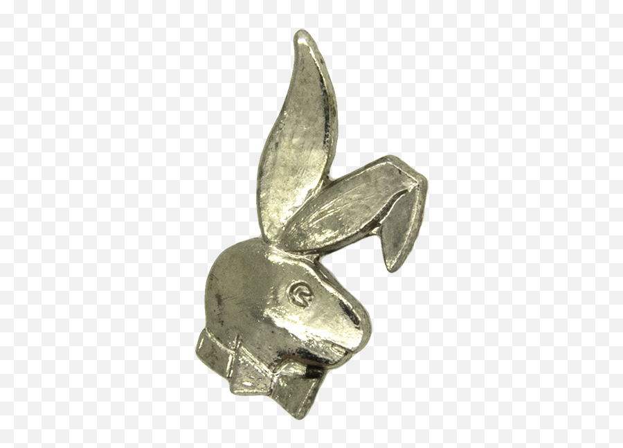 Playboy Bunny Pin Silver - Godertme Solid Emoji,Playboy Bunny Logo