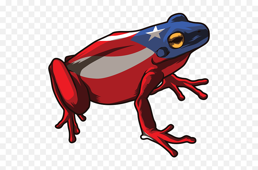 Puerto Rico Frog Coqui Proud Boricua Flag Bath Towel - Flag Coqui Puerto Rico Emoji,Puerto Rican Flag Png