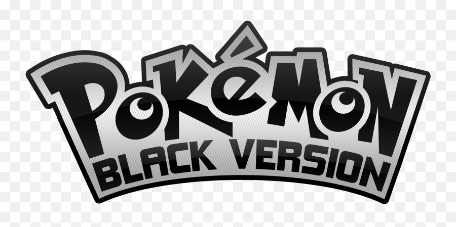 Download Pokemon Logo - Pokemon Black Logo Emoji,Pokemon Logo