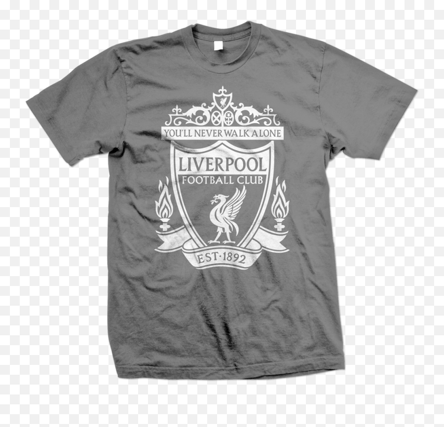 Black Unisex - Liverpool Logo T Shirt Emoji,Liverpool Logo