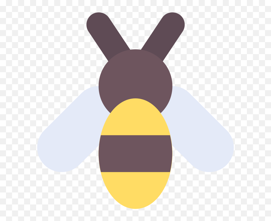 Bee Clipart Free Svg File - Dot Emoji,Bee Clipart