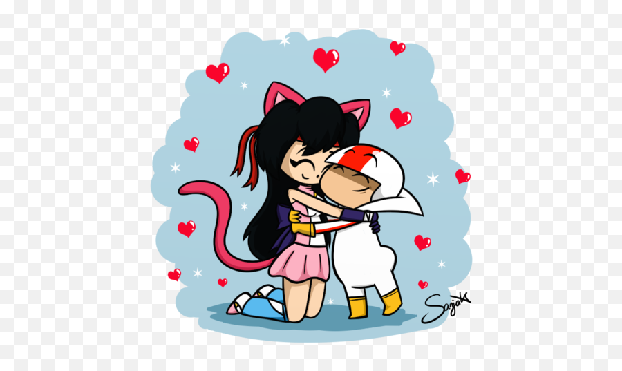 Kick Hugs Siti By Noanja - Kick Buttowski X Oc 900x480 Kiss Emoji,Hugs Clipart