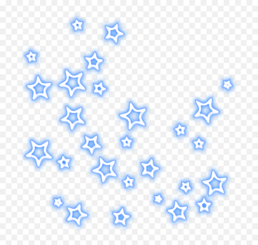 Line Stars Blue Tumblr Sticker By Emoji,Tumblr Stars Png