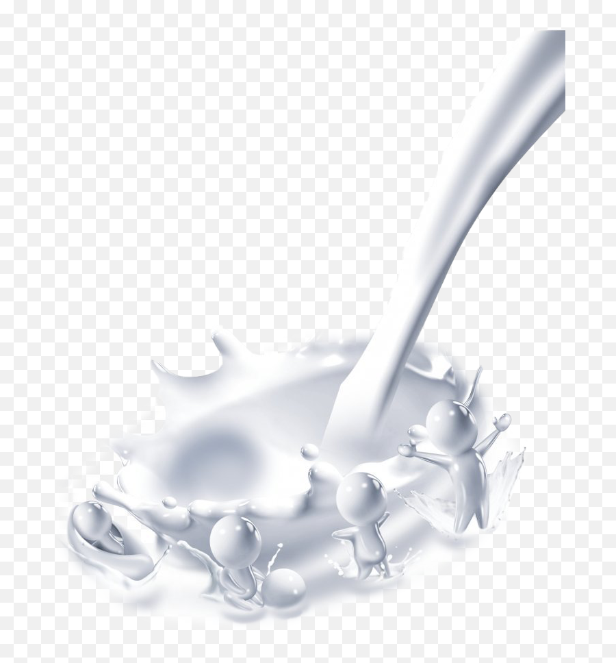 Pouring Milk Splash Transparent - Fresh Emoji,Milk Png