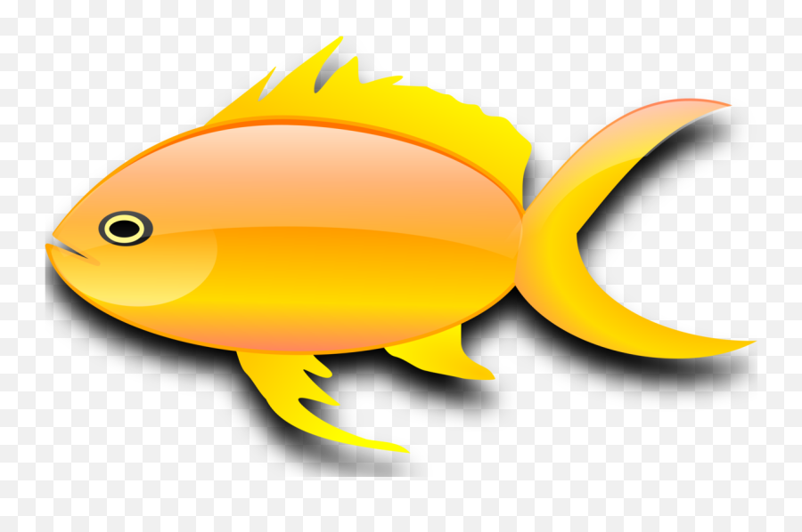 Goldfish Clipart Gold Fish - Pez Fish Emoji,Goldfish Clipart