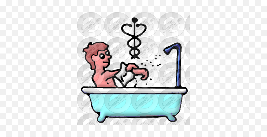 Bath Picture For Classroom Therapy - Plumbing Emoji,Bath Clipart
