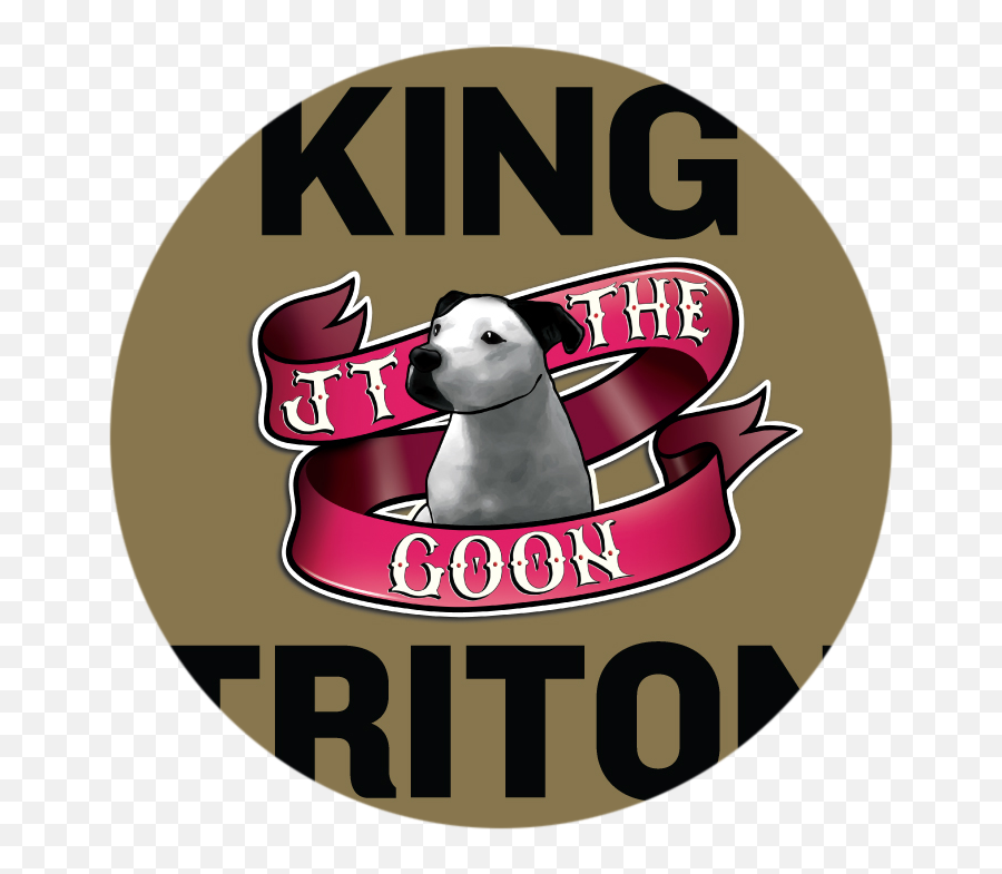 Oilgang011 - Jt The Goon U200eu2013 King Triton 2 X 12 U2014 White Emoji,Goon Logo