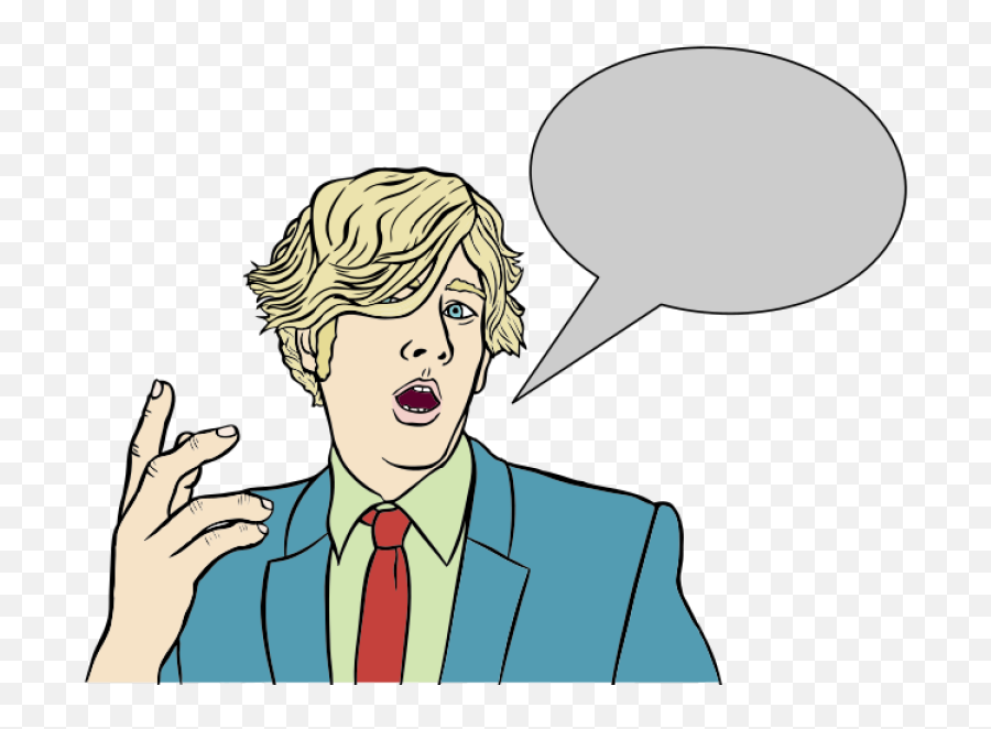 Speaking Man Png Clip Art Speaking Man - Man With Speech Bubble Png Emoji,Speaking Clipart