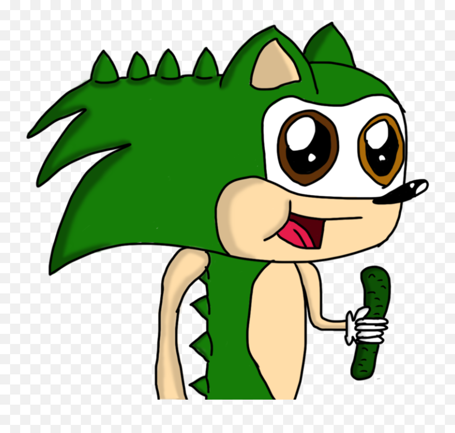 Ogorki Wants You To Eat The Pickle - Sonic Eating A Pickle Emoji,Pickle Clipart
