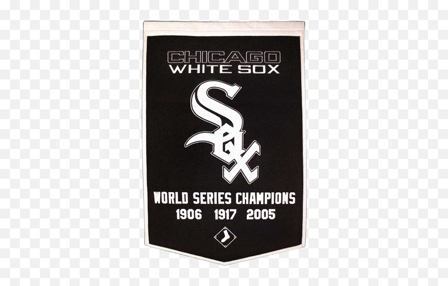 Chicago White Sox World Series Championship Dynasty Banner - With Hanging Rod Creation Museum Emoji,Chicago White Sox Logo