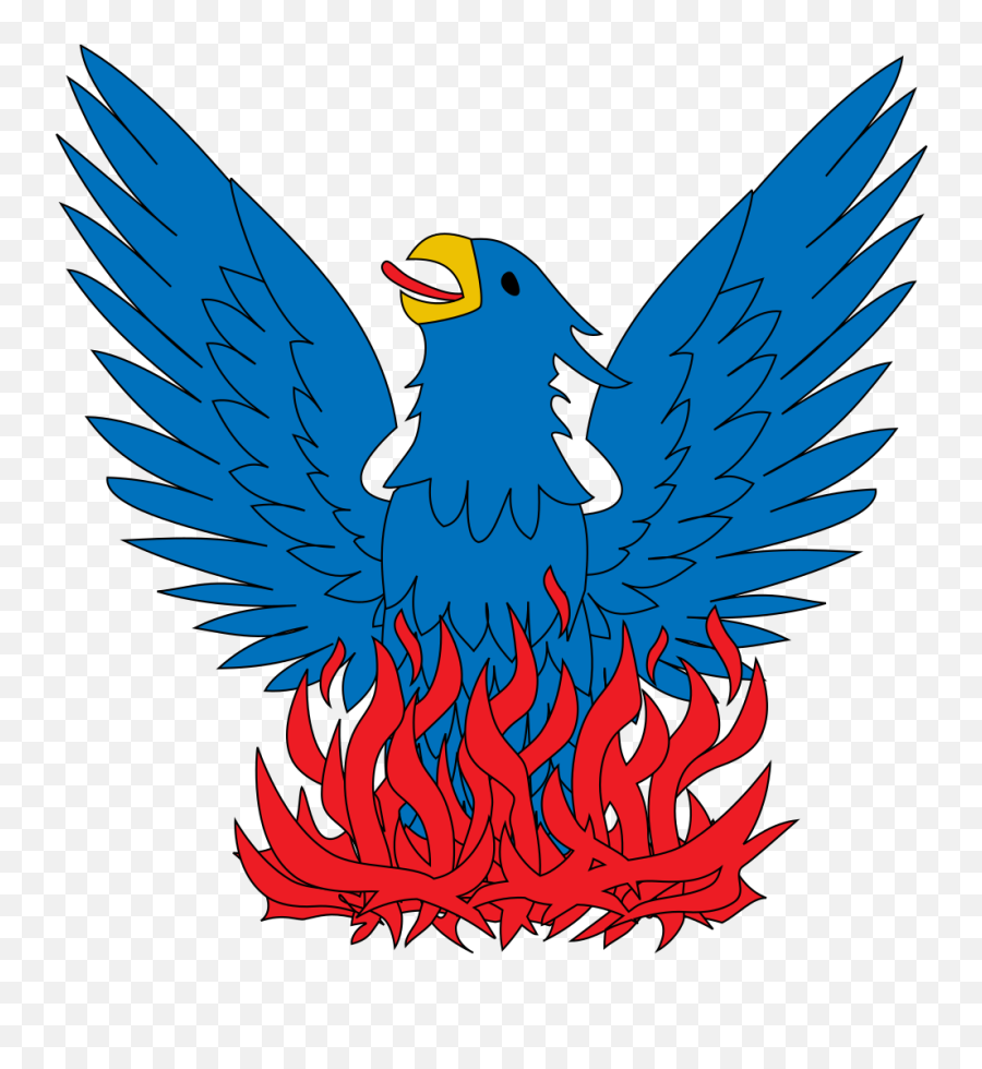 Heraldic Charge Phoenix - Heraldic Phoenix Emoji,Phoenix Clipart