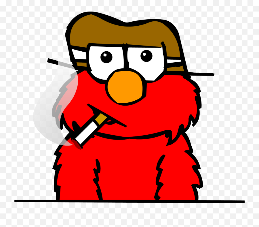 Elmo Clipart Drawing Elmo Drawing - Drawing Gangster Elmo Emoji,Elmo Clipart