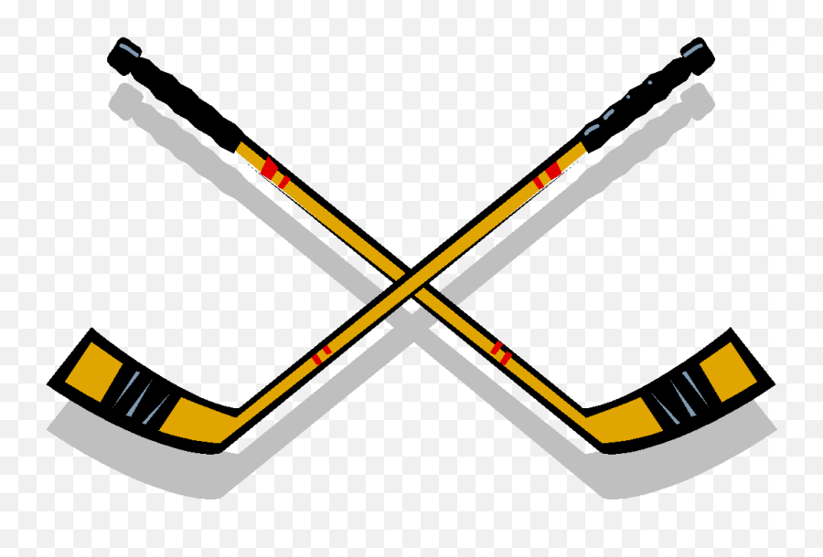 Cartoon Hockey Stick Clipart - Cartoon Clip Art Hockey Emoji,Hockey Stick Clipart