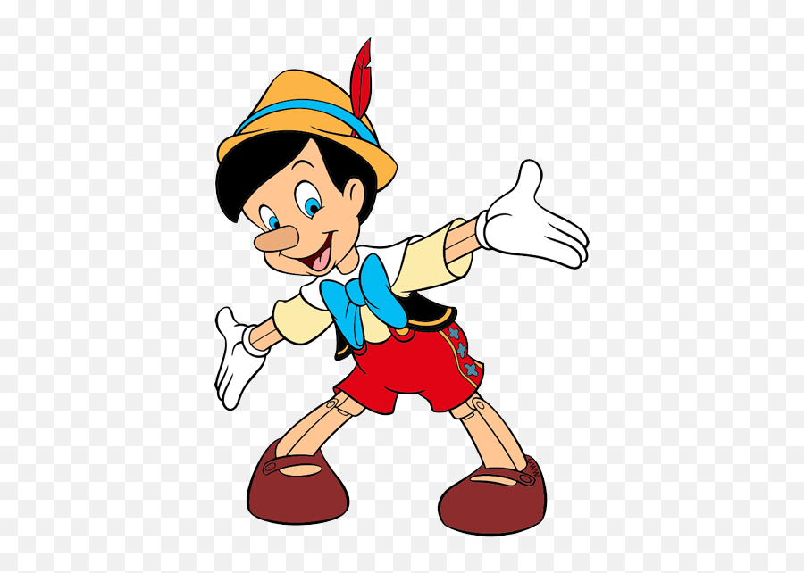 Disney Clipart Pinocchio - Pinocho Personajes De Cuentos Emoji,Disney Clipart