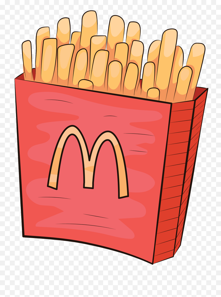 French Fries Clipart - French Fries Clip Art Emoji,French Clipart