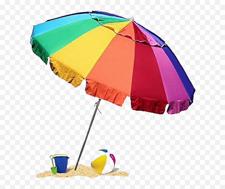 Summer Beach Umbrella Transparent - Beach Umbrella Emoji,Umbrella Transparent Background