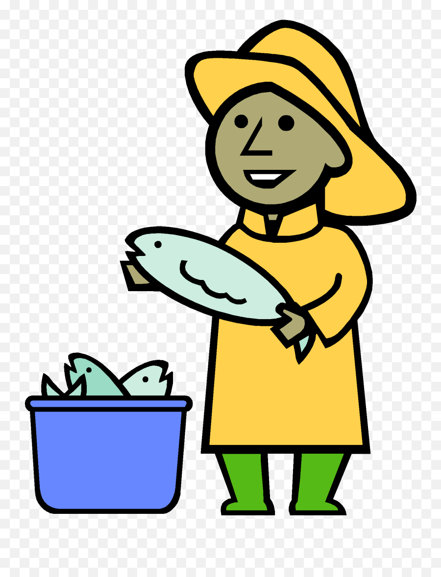 Men Clipart Fish - Happy World Fisheries Day 2019 Emoji,Men Clipart