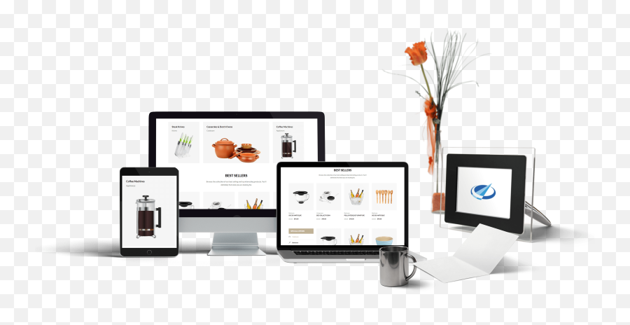 Download Responsive Website Design - Tablet Computer Png Emoji,Web Design Png