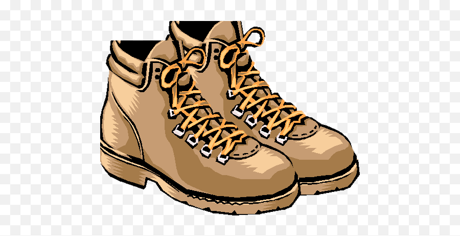 Free Hiking Boots And Walking Stick - Transparent Hiking Boots Clipart Emoji,Hiking Clipart
