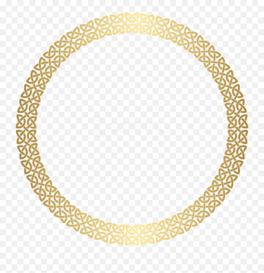 Round Gold Frame Png Transparent Images - Gold Round Frem Png Emoji,Gold Frame Png