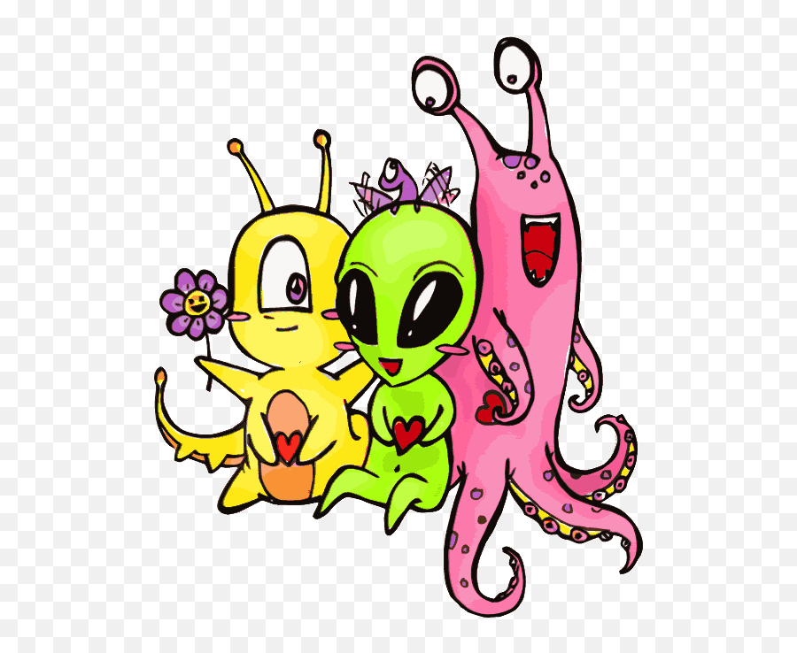 Alien Clipart Valentine Emoji,Aliens Clipart