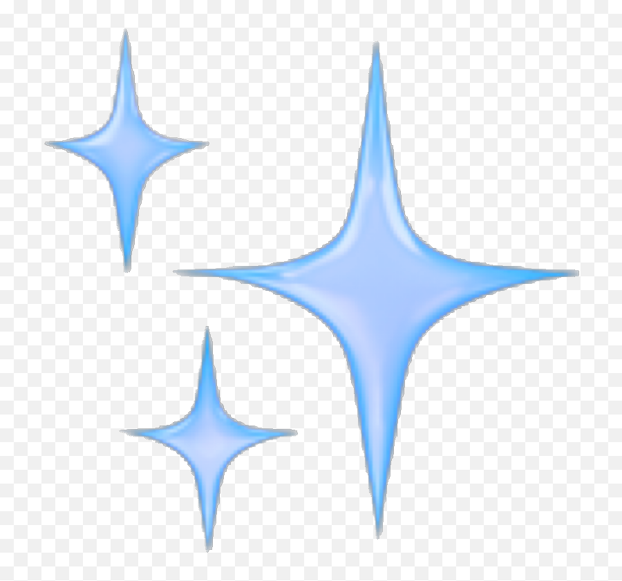 Glitter Emoji Png - Transparent Blue Sparkle Emoji,Sparkle Png