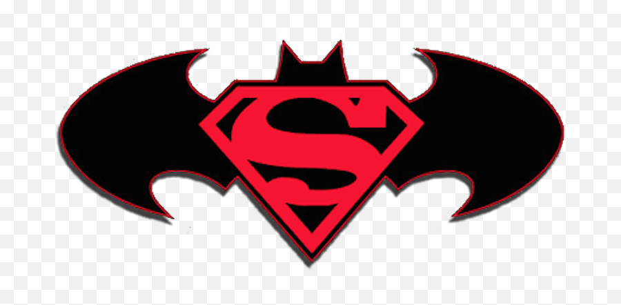 Download Superman Batman Logo - Batman And Superman Logo Transparent Emoji,Batman Logo