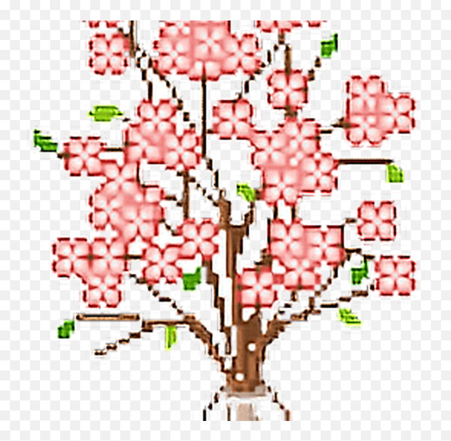 Tumblr Png Flowers Pixel Pink Cute Kawaii - Tiny Pixel Emoji,Transparent Text Tumblr Cute