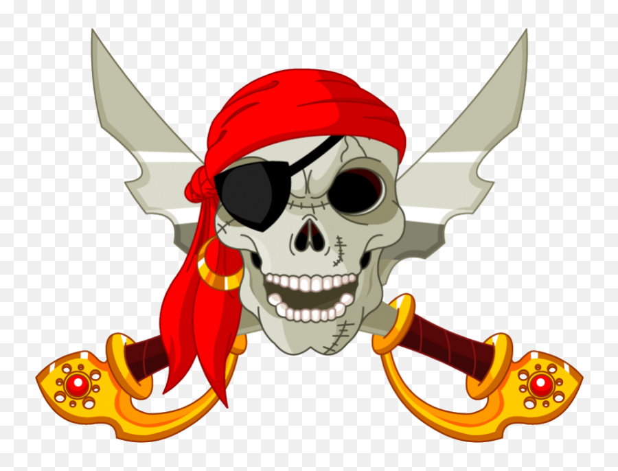 Free Transparent Piracy Png Download - Pirate Clipart Free Emoji,Pirates Of The Caribbean Logo