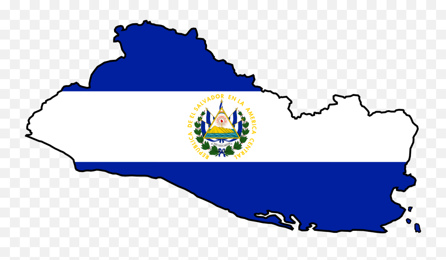El Salvador Flag Clipart - El Salvador Flag Country Emoji,Flag Clipart