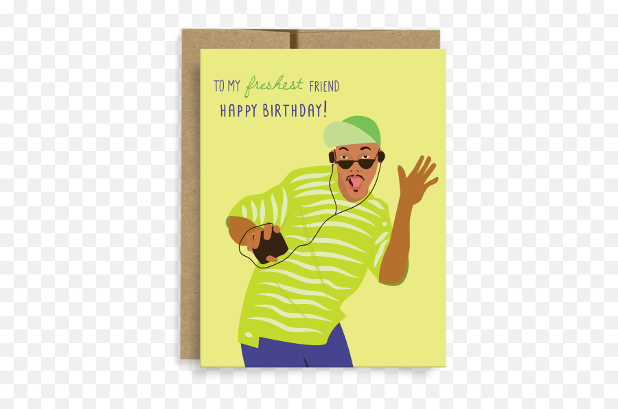Fresh Prince Birthday Card - Fresh Prince Birthday Card Emoji,Fresh Prince Logo