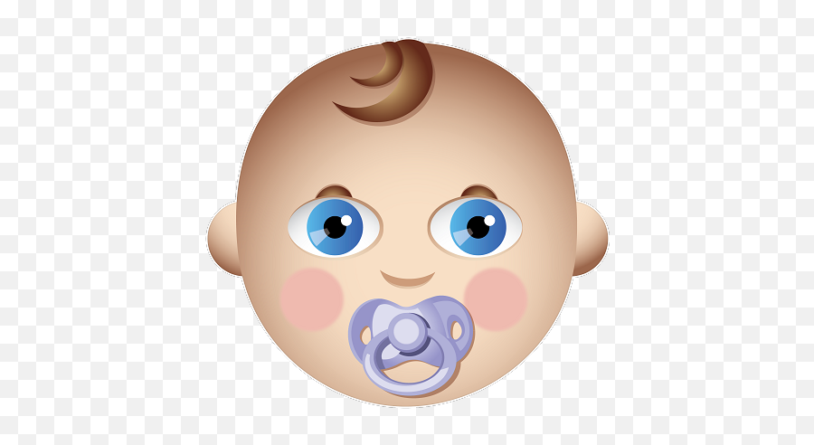 Little Baby Blue Eyes Emoji Sticker Get Your Favorite Emoji - Baby Emoji De Bebe,Eyes Emoji Png