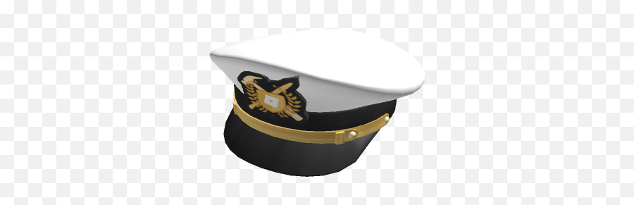 Catalogwhite Naval Cap Roblox Wikia Fandom - Roblox Military Hat White Emoji,Cap Png