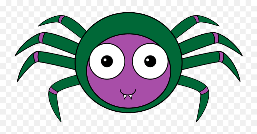 Cute Spider Clipart - Cartoon Face Of Spider Emoji,Cute Spider Clipart
